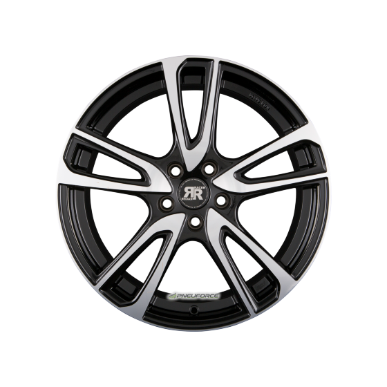 RACER WHEELS WAVE Gloss Black Machined Face